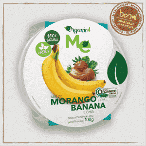 Morango com Banana Orgânico Organic4