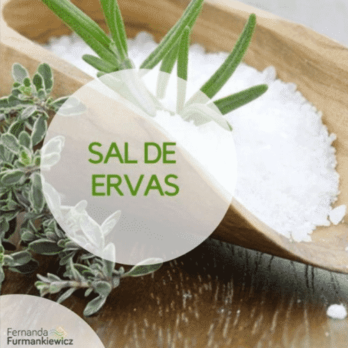 como fazer sal de ervas