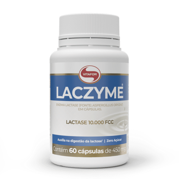 Laczyme Lactase 450mg Vitafor 60 Cápsulas