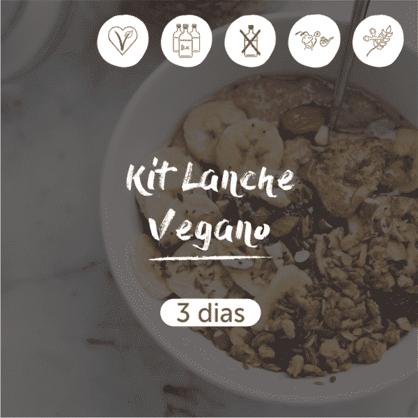 Kit Lanche Vegano para 3 dias