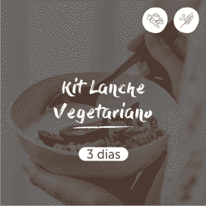 Kit Lanche Vegetariano | 3 dias