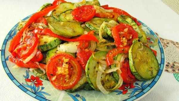 Ingredientes da Receita de Carpaccio de Abobrinha