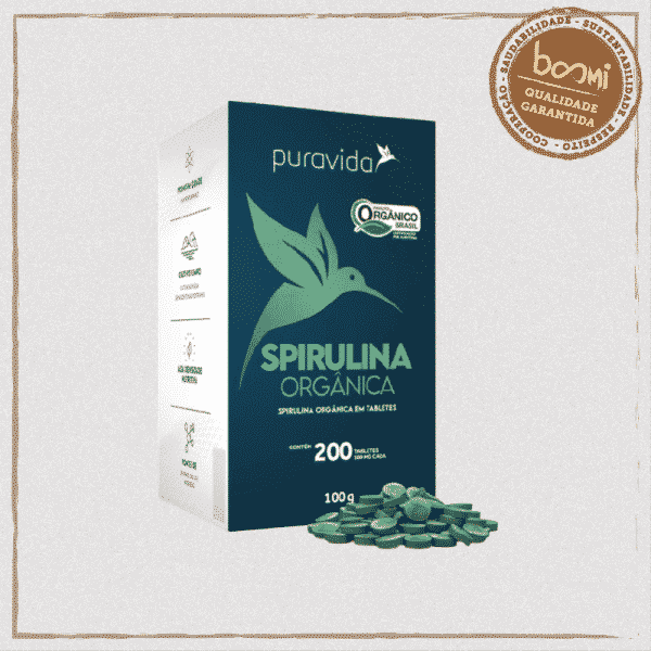 Spirulina Premium Orgânica Puravida 100g