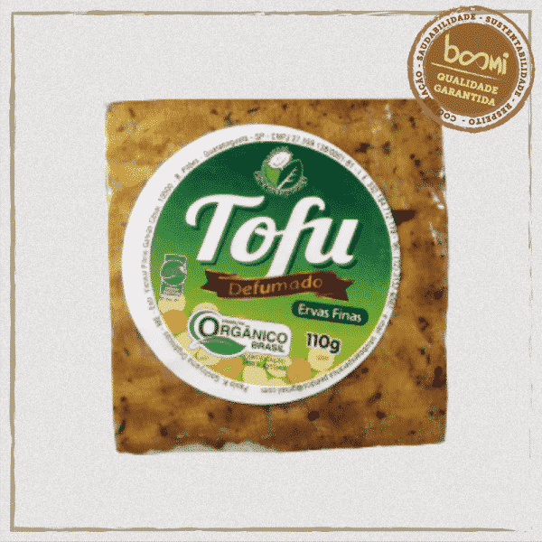 Tofu de Soja Orgânica Defumado com Ervas Finas Sítio Boa Esperança 250g