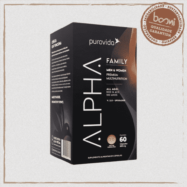 Alpha Family Polivitamínico Premium Puravida 60 Cápsulas