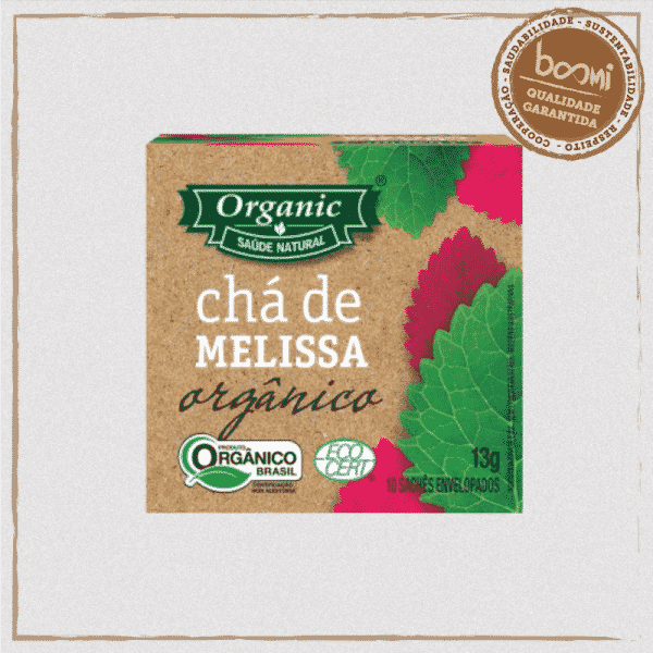 Chá Orgânico de Melissa Organic 10 Sachês