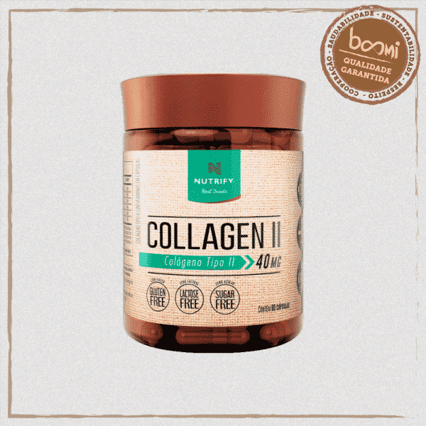 Collagen II Colágeno Nutrify 60 Cápsulas