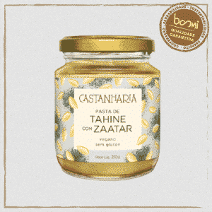 Pasta de Tahine com Zaatar Zero Açúcar Vegana Castanharia 210g 1