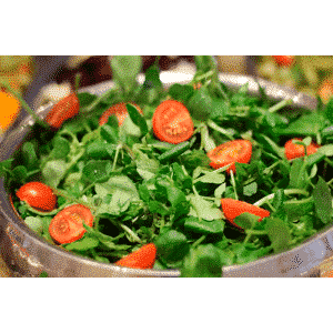 Receita de salada de agrião e tomate