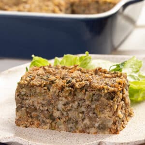 Ingredientes da Receita de Quibe Assado com Lentilha