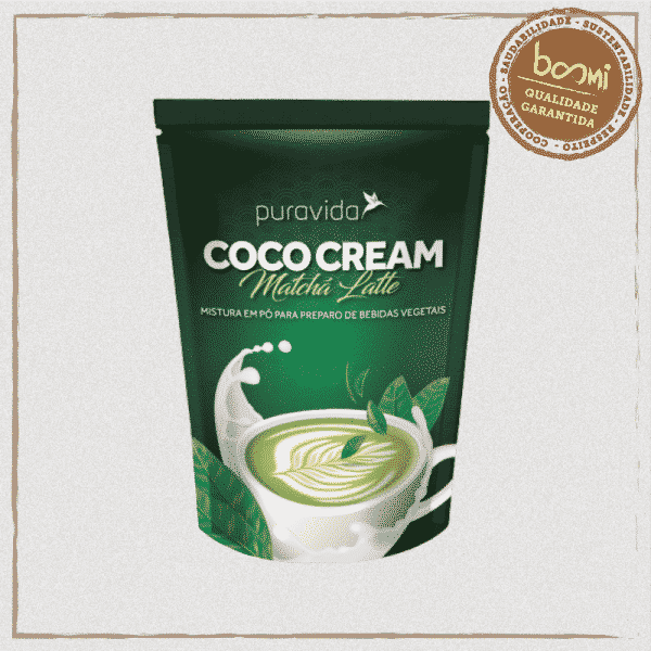Coco Cream Matchá Latte Vegano Puravida 250g
