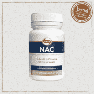NAC Aminoácidos N-Acetil e L-Cisteína Vitafor 30 Cápsulas