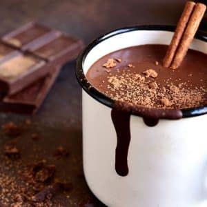 receita de chocolate quente com especiarias