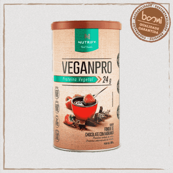 Proteína Vegana Veganpro Fondue de Chocolate Nutrify 550g