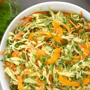 Ingredientes da Receita de Salada Crua