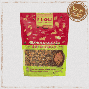 Granola Superfood Salgada Quinoa, Nuts e Cúrcuma Sem Glúten Flow