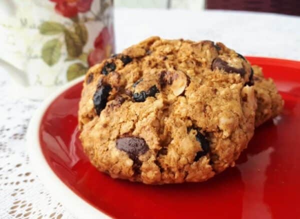Ingredientes de Cookie Proteico de Chocolate com Castanha do Pará
