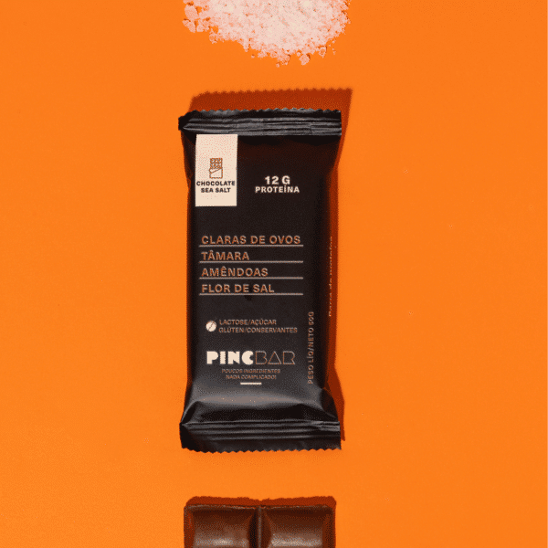 Barra de Proteína Chocolate Sea Salt Sem Açúcar Pincbar