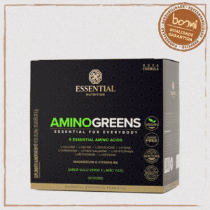 Amino Greens Amoniácidos 8g Essential Nutrition 30 Sachês