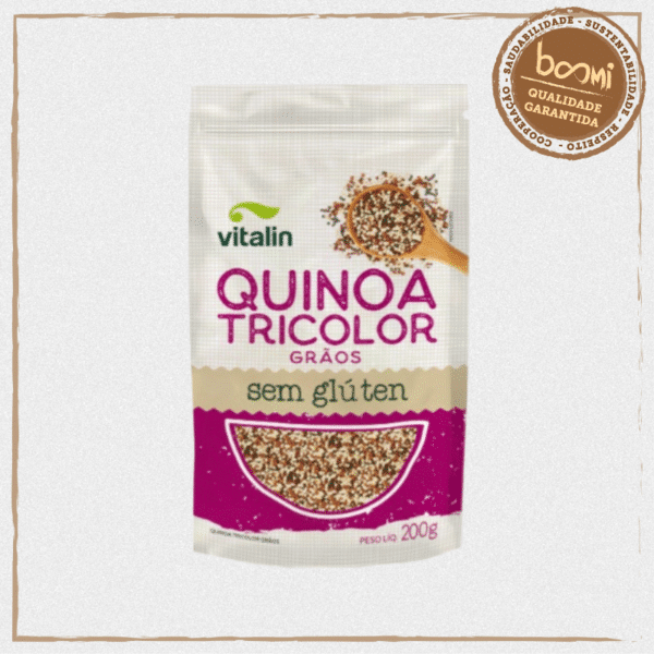 Quinoa Tricolor em Grãos Sem Glúten Vitalin 200g