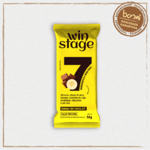 Barra de Proteína Banana com Chocolate Sem Açúcar WinStage 54g