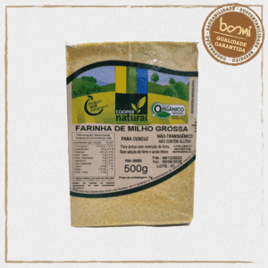 Farinha de Milho Grossa (Para Cuscuz) Orgânica Coopernatural 500g