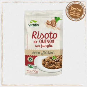 Risoto de Quinoa com Funghi Orgânico Sem Glúten Vitalin 150g