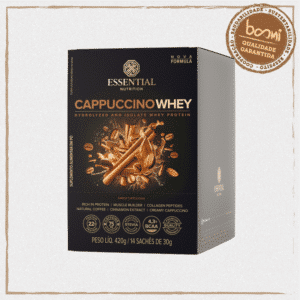 Cappuccino Whey 30g Essential Nutrition 14 Sachês