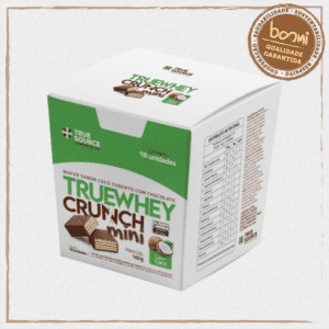 True Whey Crunch Mini Coconut Chocolate 10g True Source 18 Unidades