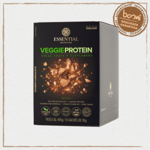 Veggie Protein Cacao 35g Essential Nutrition 13 Sachês