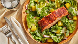 receitas de saladas com salmão