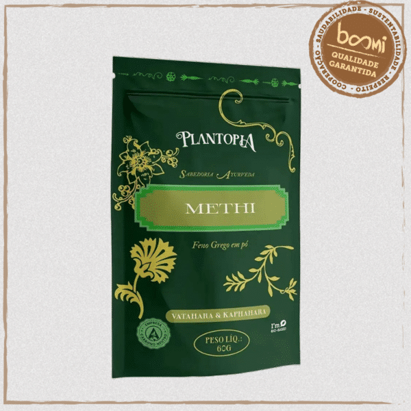Feno Grego em Pó Methi Sem Glúten Plantopia 60g