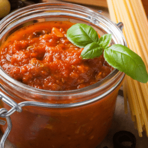 Ingredientes da Receita de Molho de tomate caseiro