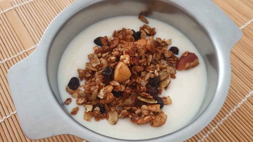 Ingredientes da Receita de Granola de frigideira