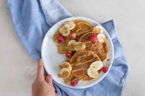 Receita de Panqueca de aveia proteica